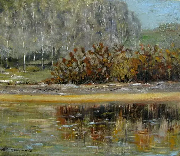 Krystyna Ruminkiewicz - Landscape with water