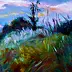 Barbara Gulbinowicz - Landscape with sunset