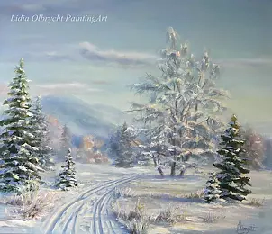 Lidia Olbrycht - Пейзаж, зима - Beskidy- пейзаж