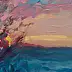Wojciech Pater, Paesaggio invernale IV – Piccola città, Quadro a olio - pannello, 80 x 60