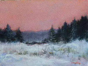 Tadeusz Gazda - Winter Landscape XX