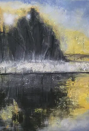 Ewa Mościszko - Winter landscape "Zatoka Dziwnów"