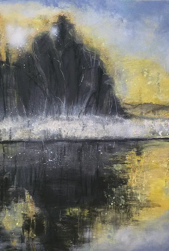 Ewa Mościszko - Winter landscape "Zatoka Dziwnów"