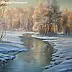 Lidia Olbrycht - Winter landscape - winter sun