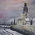 Bozena Chlopecka - зимний пейзаж