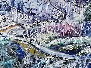 Krystyna Mościszko - Winterlandschaft
