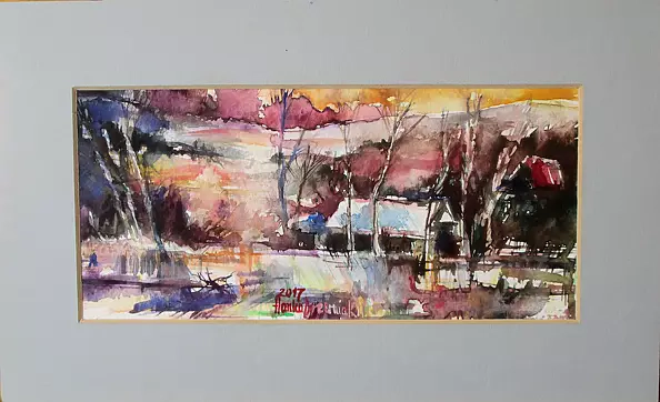 Hanka Drewniak - Winter landscape