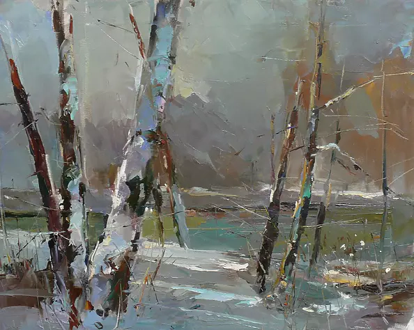 Krzysztof Tracz - winter Landscape