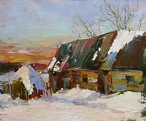 Krzysztof Tracz - Winter landscape