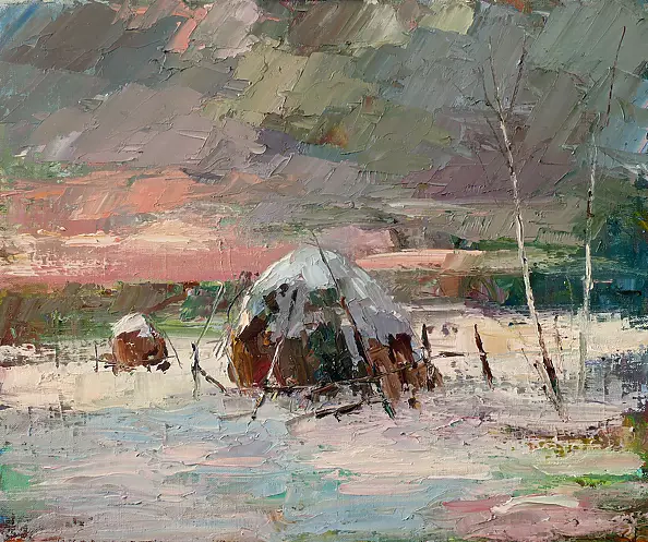 Krzysztof Tracz - Winter landscape