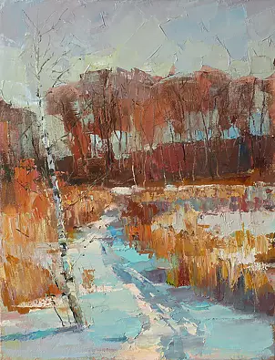Krzysztof Tracz - Winter landscape