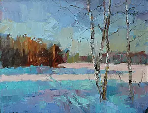 Krzysztof Tracz - Winter landscape
