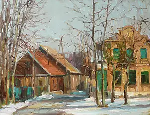 Krzysztof Tracz - Winter landscape