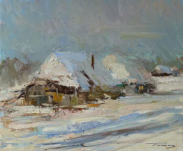 Krzysztof Tracz - Winter landscape