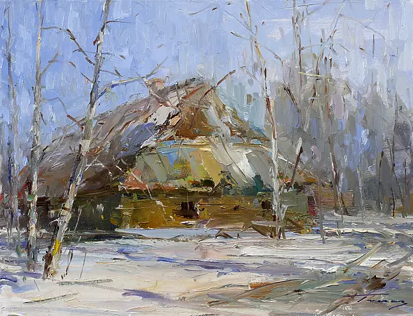 Krzysztof Tracz - Winter landscape