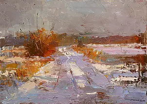 Krzysztof Tracz - Paesaggio invernale