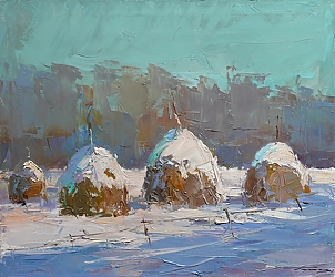 Krzysztof Tracz - Winter landscape