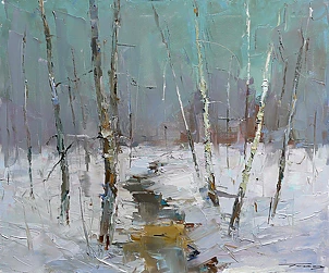 Krzysztof Tracz - Winter landscape