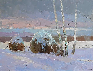 Krzysztof Tracz - Winter landscape