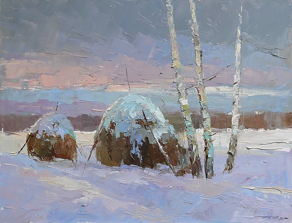 Krzysztof Tracz - Winter landscape