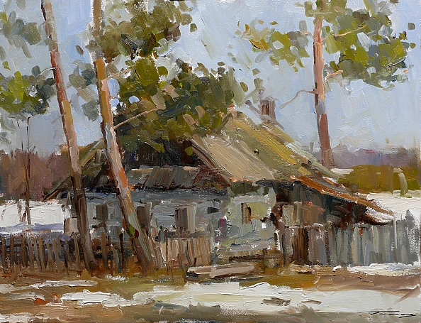 Krzysztof Tracz - Winter landscape