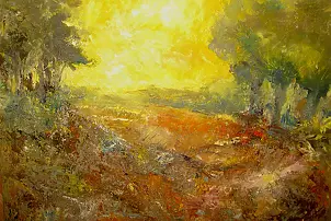 Anna Wąsikiewicz -  Yellow Landscape II