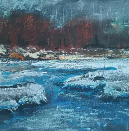 Zbigniew Starczewski, Пейзаж, Пастель - картон/цупкий картон, 20 x 15