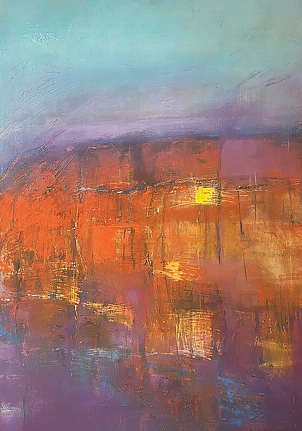   - Landscape behind the window