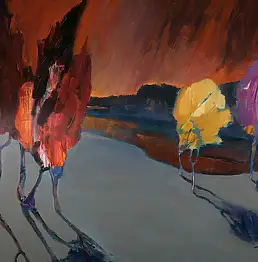 Joanna Sołtan, Пейзажи мечтали- 33, Інші - холст, 120 x 90