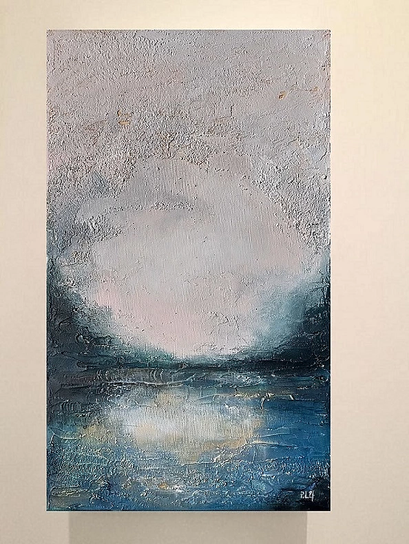 Paulina Lebida - Landscape - acrylic painting 50/30 cm