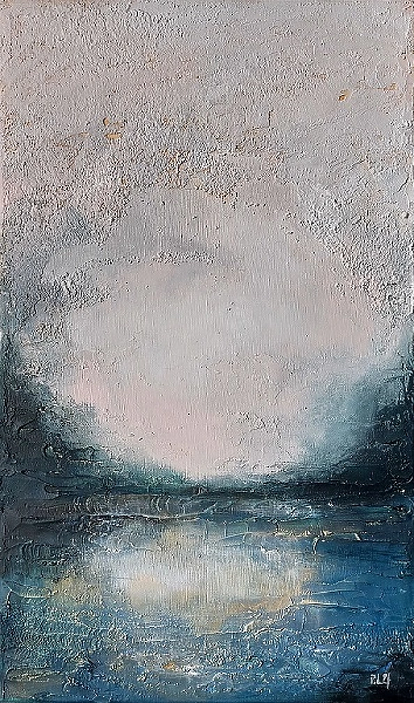 Paulina Lebida - Landscape - acrylic painting 50/30 cm