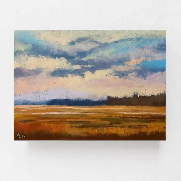 Paulina Lebida - Pejzaż-praca formatu 18/24 cm