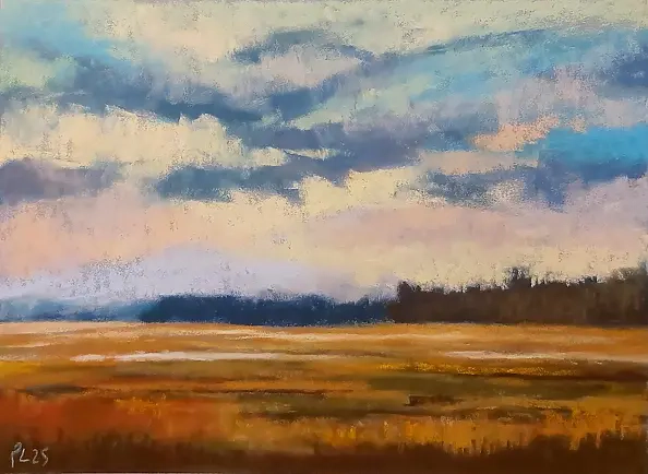 Paulina Lebida - Pejzaż-praca formatu 18/24 cm