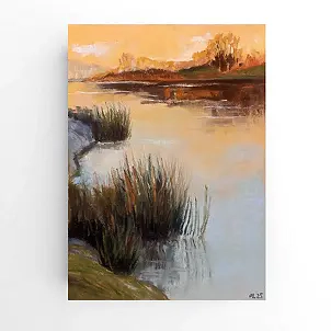   - Пейзаж - рисунок пастелью