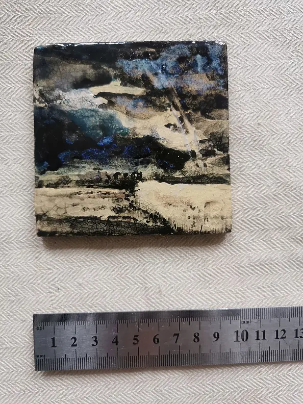 Olga Wielogórska - Landscape with a rainbow