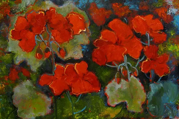 Krystyna Ruminkiewicz - geraniums