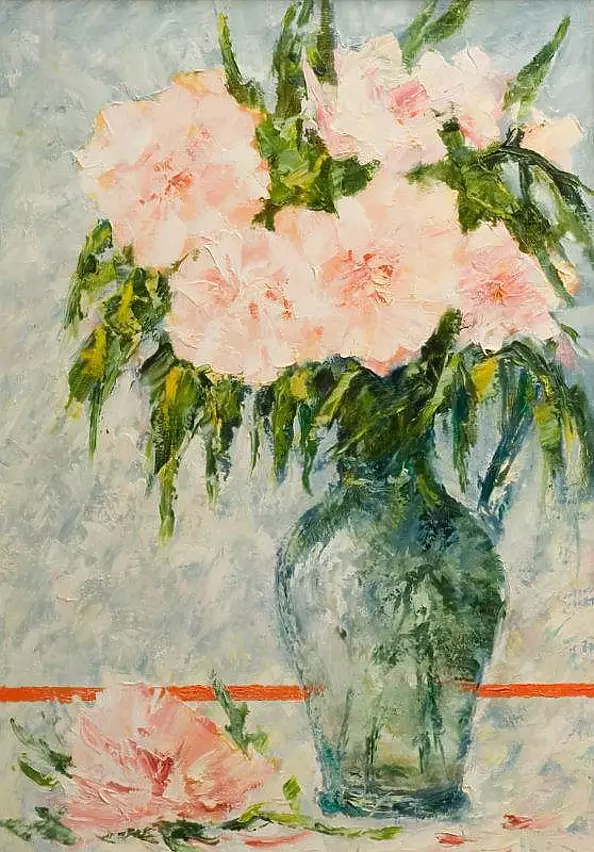 Tadeusz Gazda - peonies off-center