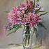 Lidia Olbrycht - Peonies - flowers in a vase