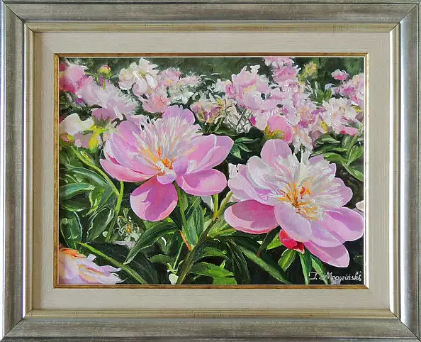 Tomasz Mrowiński - Peonie w ogrodzie