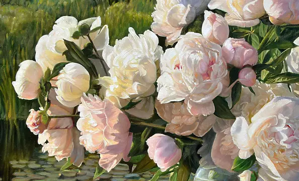 Zbigniew Kopania - Peonies in the garden