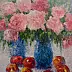 Tadeusz Gazda - Peonies and apples