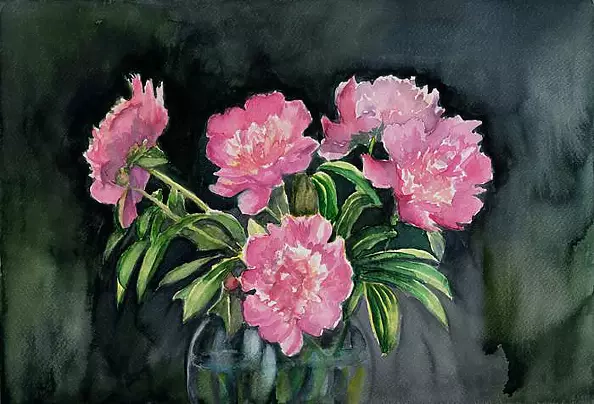 Zdzisław Rutkowski - Peonies in a jar