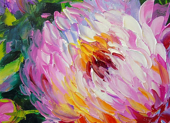 Olha Darchuk - Peonies in the sunbeam