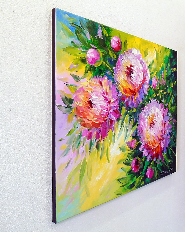 Olha Darchuk - Peonies in the sunbeam