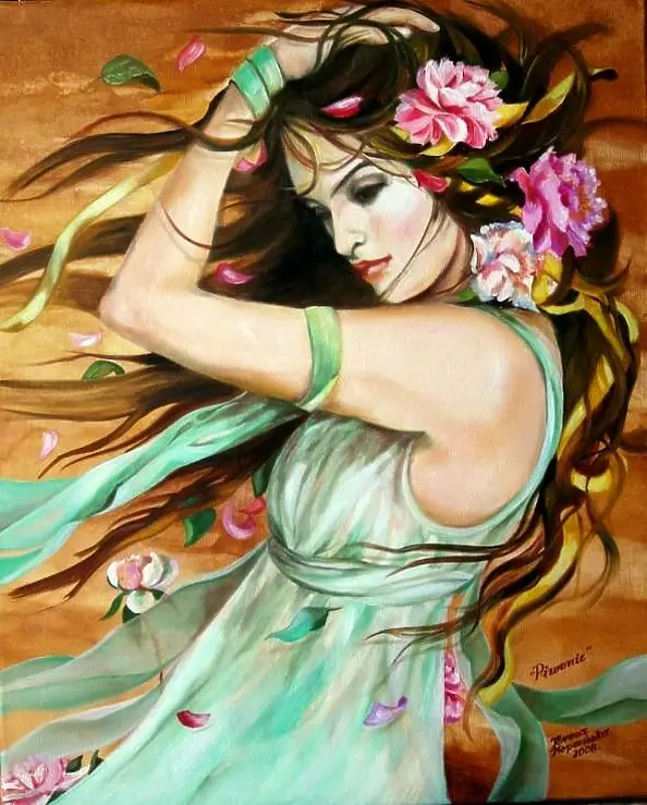 Teresa Kopańska - Piwonie