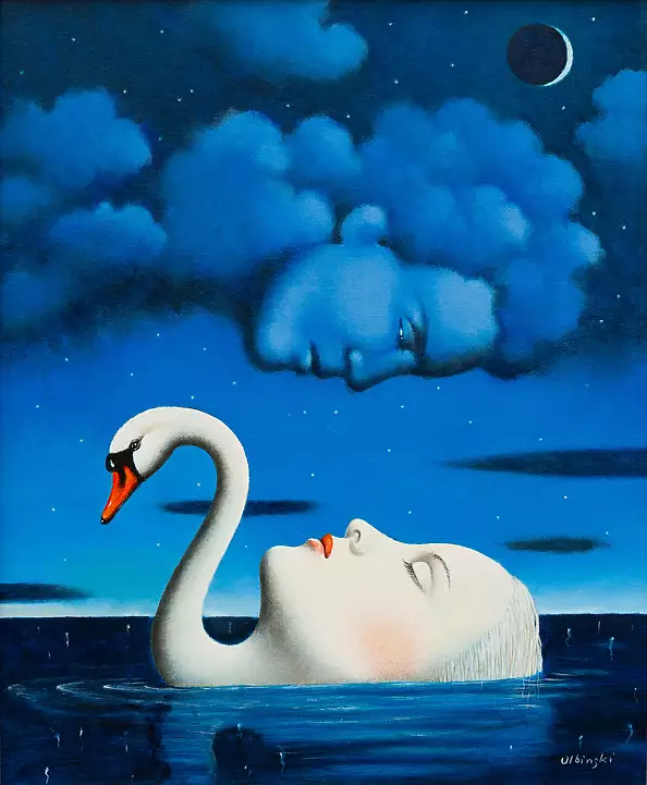 Rafał Olbiński - Perceptual Judgment - OIL PAINT