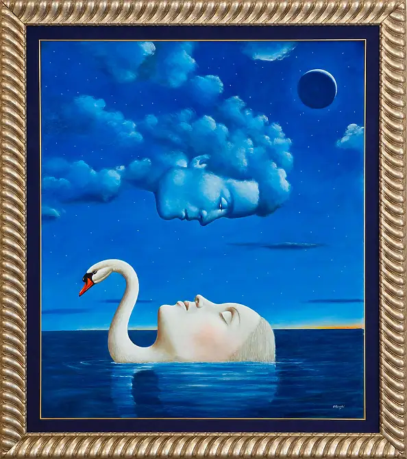Rafał Olbiński, Perceptual Judgment, rok 2018 - OBRAZ OLEJNY, Obraz olejny - płótno, 108 x 126