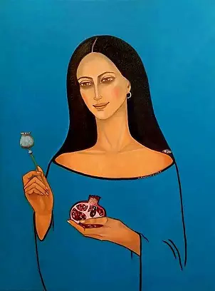Krystyna Ruminkiewicz - Persephone and attributes