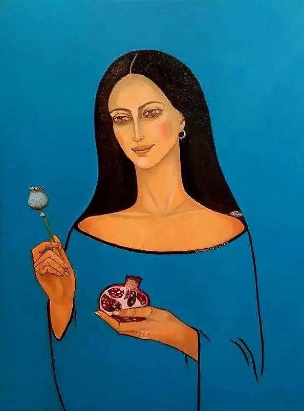 Krystyna Ruminkiewicz - Persephone and attributes