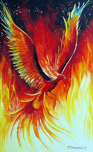 Olha Darchuk - Phoenix bird